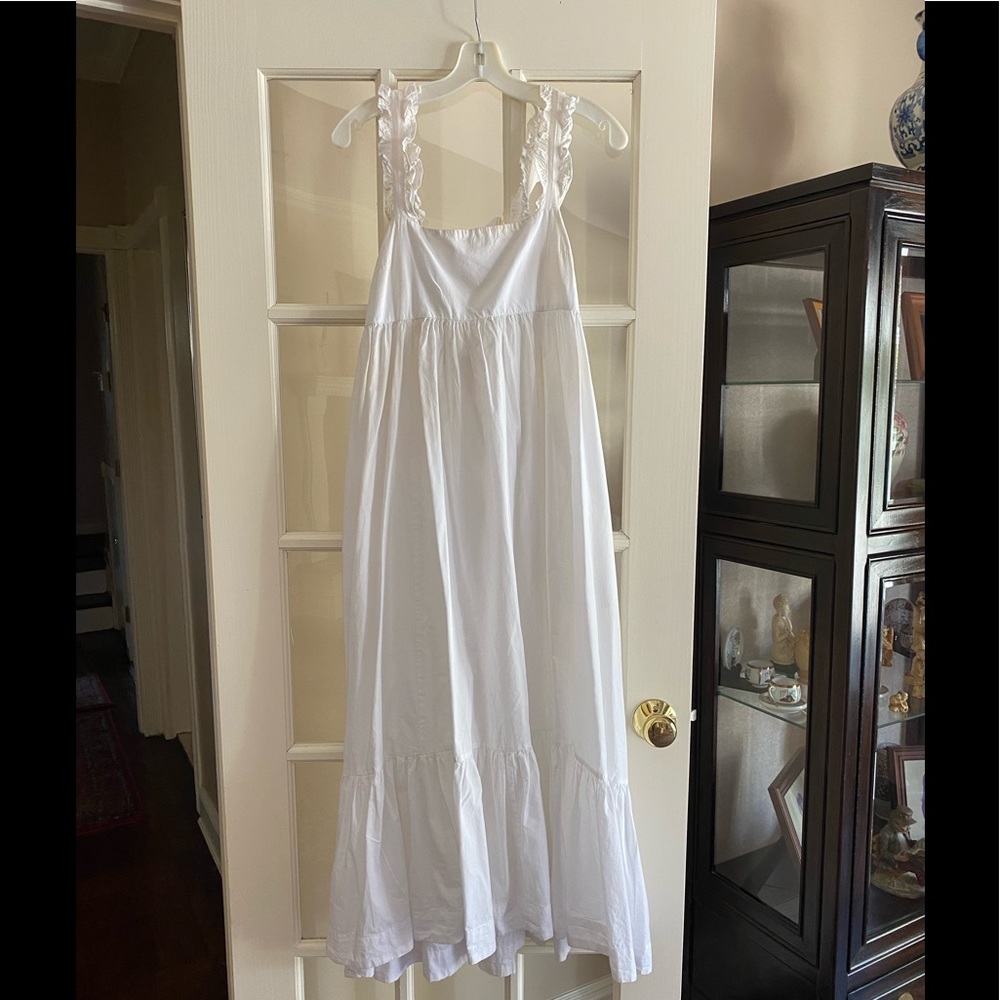 Free People Boho Style White Maxi Dress Size Small